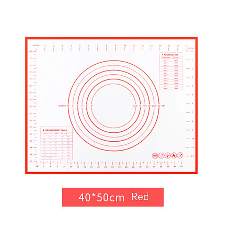 40x50/40X60 CM Large Silicone Pastry Mats Dough Silicon Cooking Baking Mat
