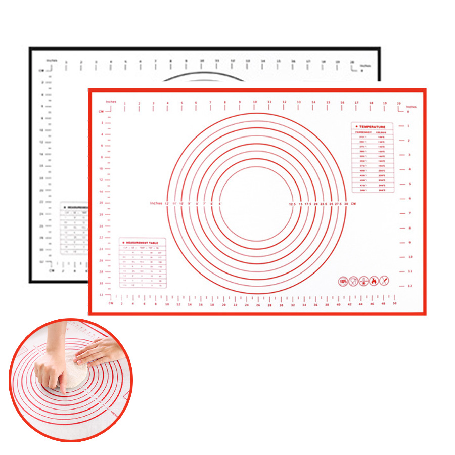 40x50/40X60 CM Large Silicone Pastry Mats Dough Silicon Cooking Baking Mat